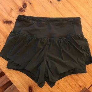 Lululemon running shorts with built in liner